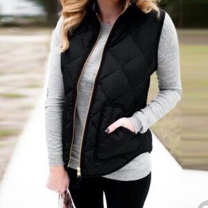J. Crew Mercantile Vest Size XS Color Black